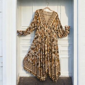 Floral Flowy Free People Maxi Dress